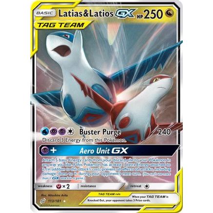 Latias & Latios GX 113/181 - SM Team Up Holofoil