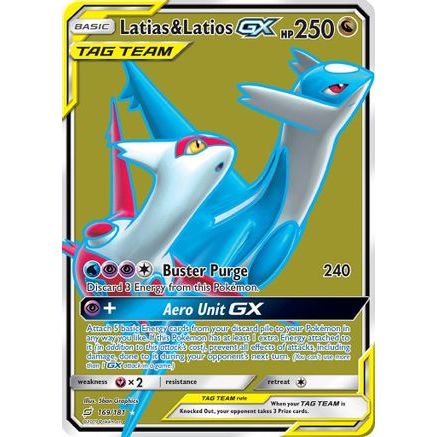 Latias & Latios GX (Full Art) 169/181 - SM Team Up Holofoil