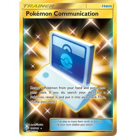Pokemon Communication (Secret) 196/181 - SM Team Up Holofoil