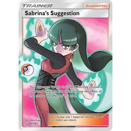 Sabrina's Suggestion (Full Art) 181/181 - SM Team Up Holofoil