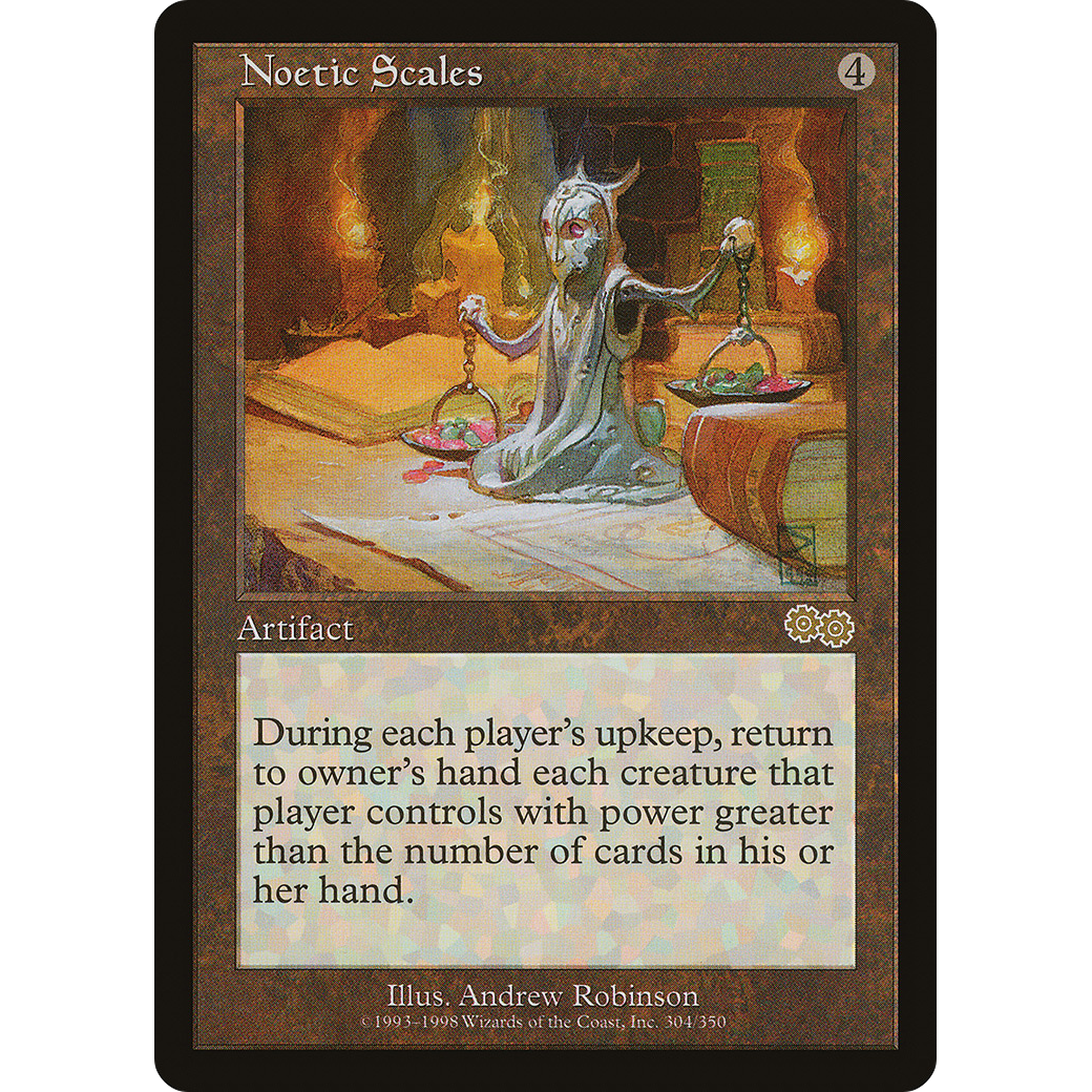Noetic Scales (USG-304) - Urza's Saga