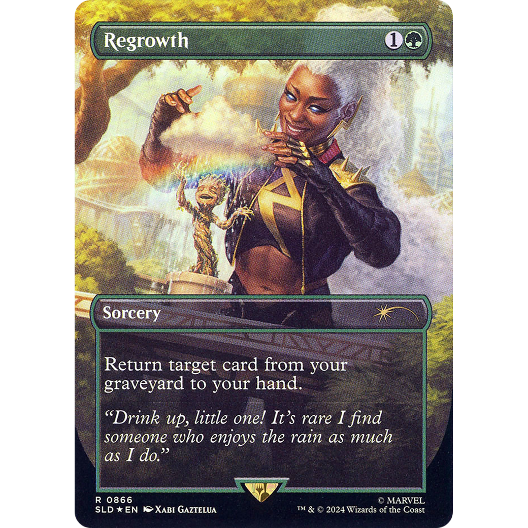 Regrowth (0866) (SLD-866) - Secret Lair Drop (Borderless) Foil