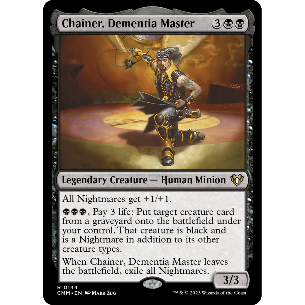 Chainer, Dementia Master (CMM-144) - Commander Masters Foil
