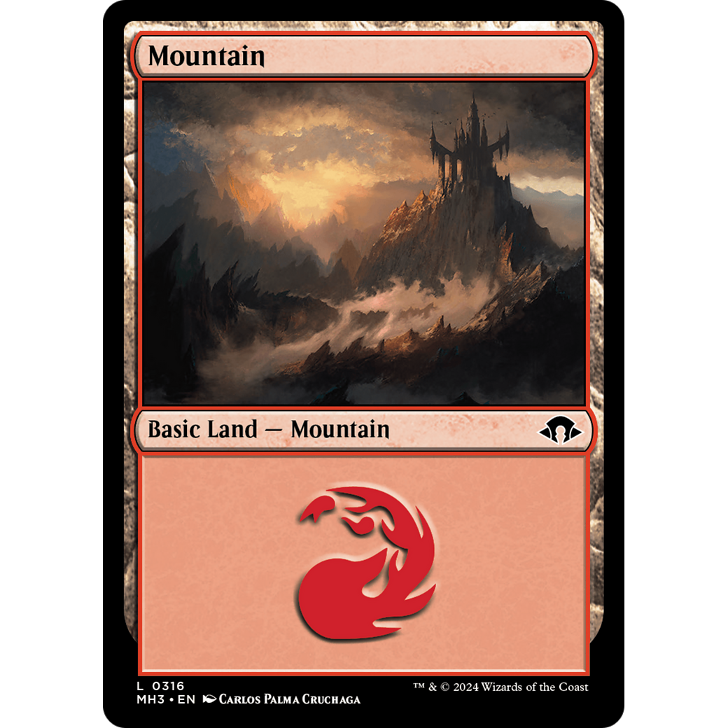 Mountain (MH3-316) - Modern Horizons 3 Foil