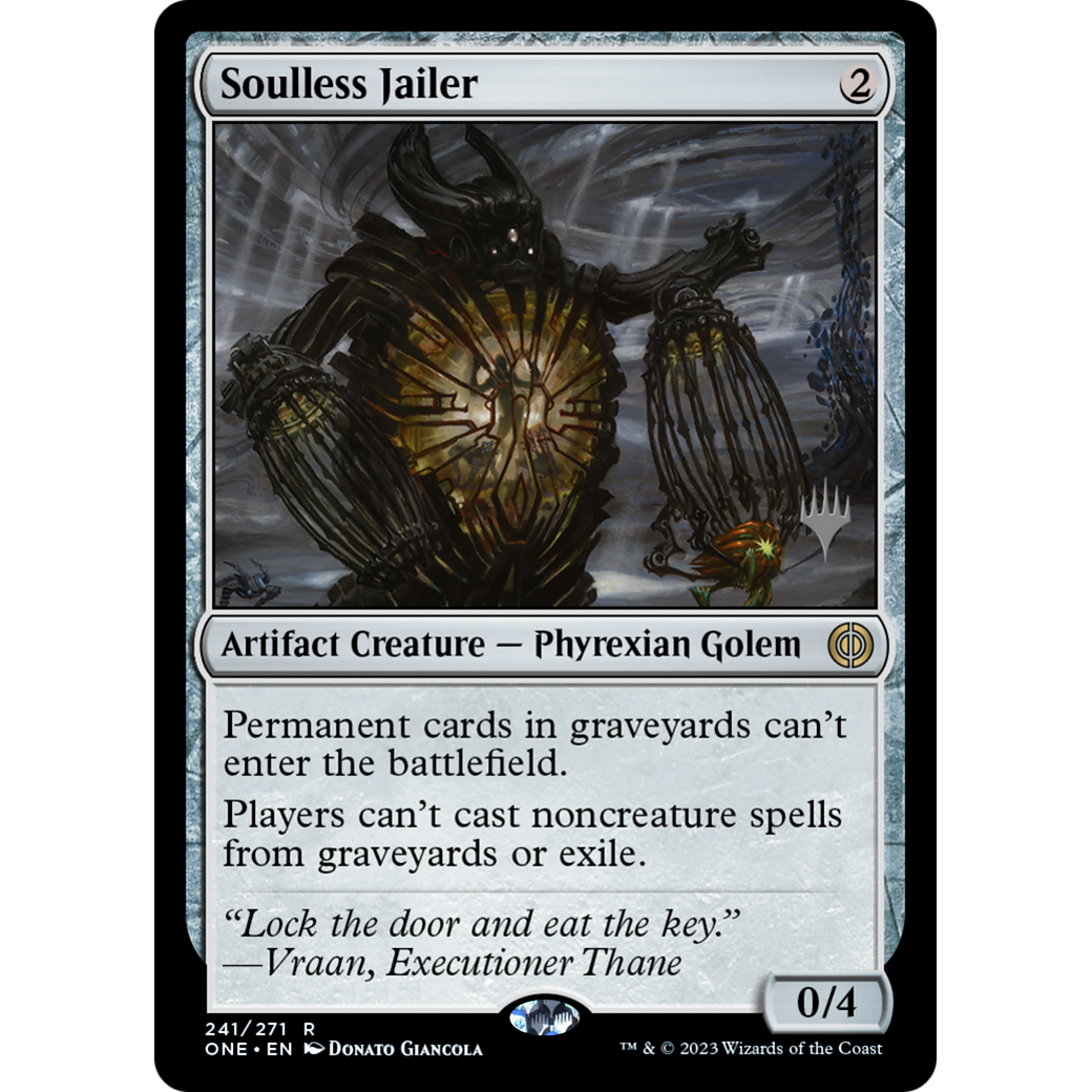 Soulless Jailer (PPONE-241P) - Phyrexia: All Will Be One Promos Foil