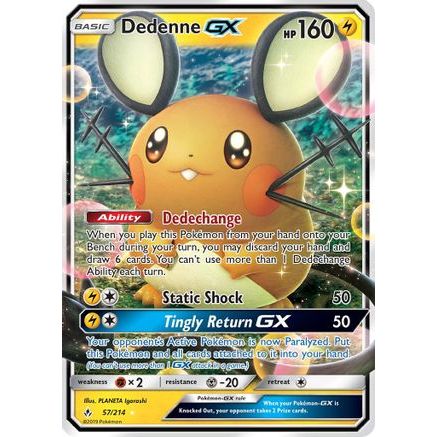 Dedenne GX 57/214 - SM Unbroken Bonds Holofoil