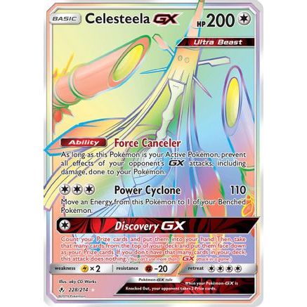 Celesteela GX (Secret) 228/214 - SM Unbroken Bonds Holofoil