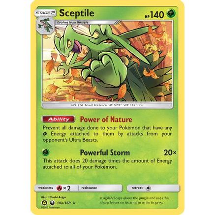 Sceptile - 10a/168 10a/168 - Alternate Art Promos Holofoil