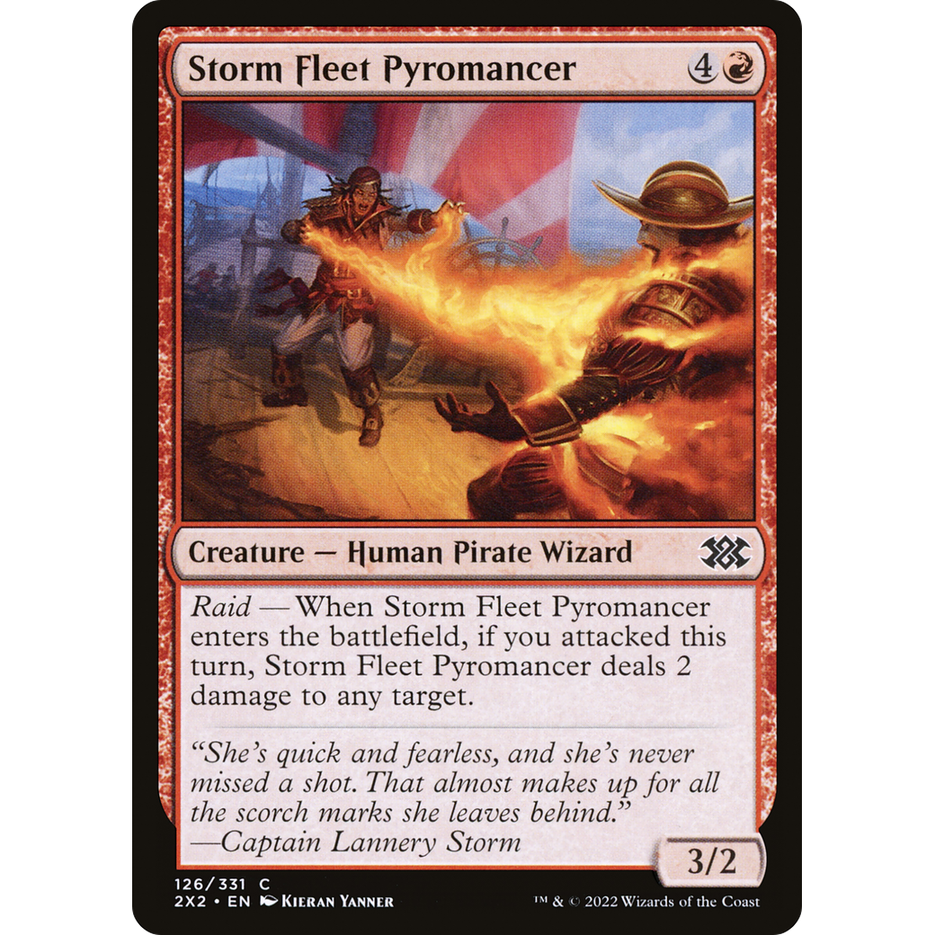 Storm Fleet Pyromancer (2X2-126) - Double Masters 2022 Foil