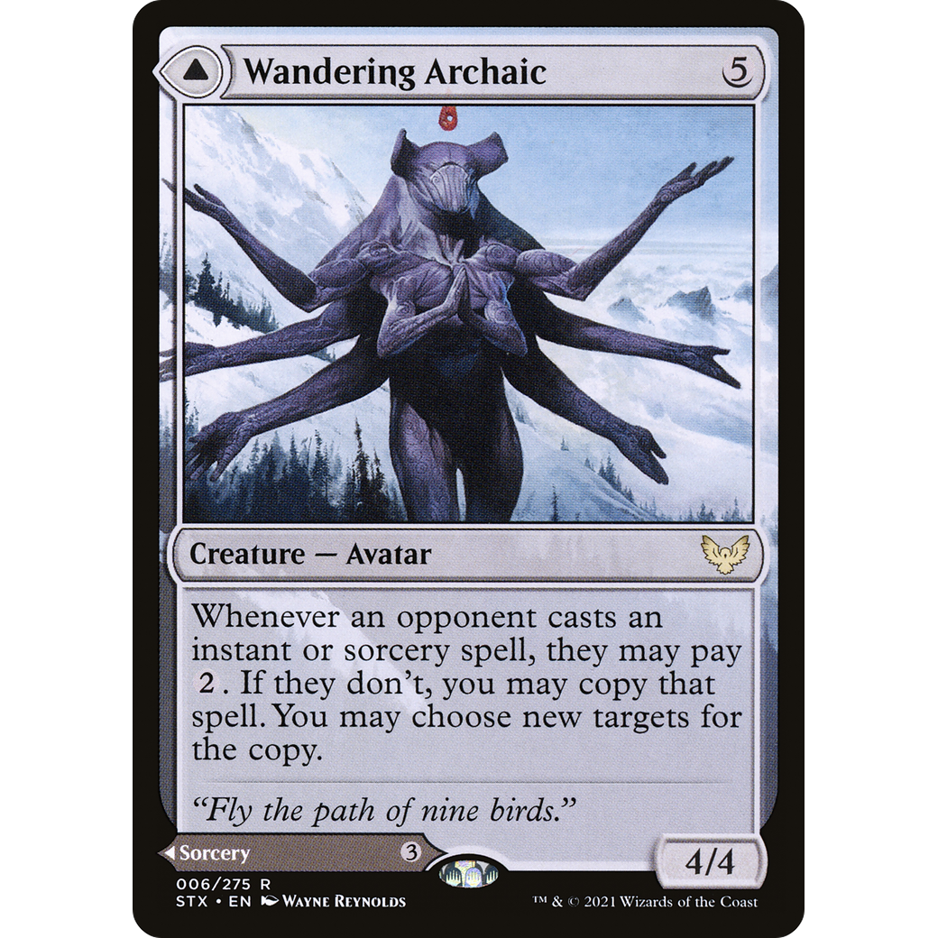 Wandering Archaic (STX-006) - Strixhaven: School of Mages