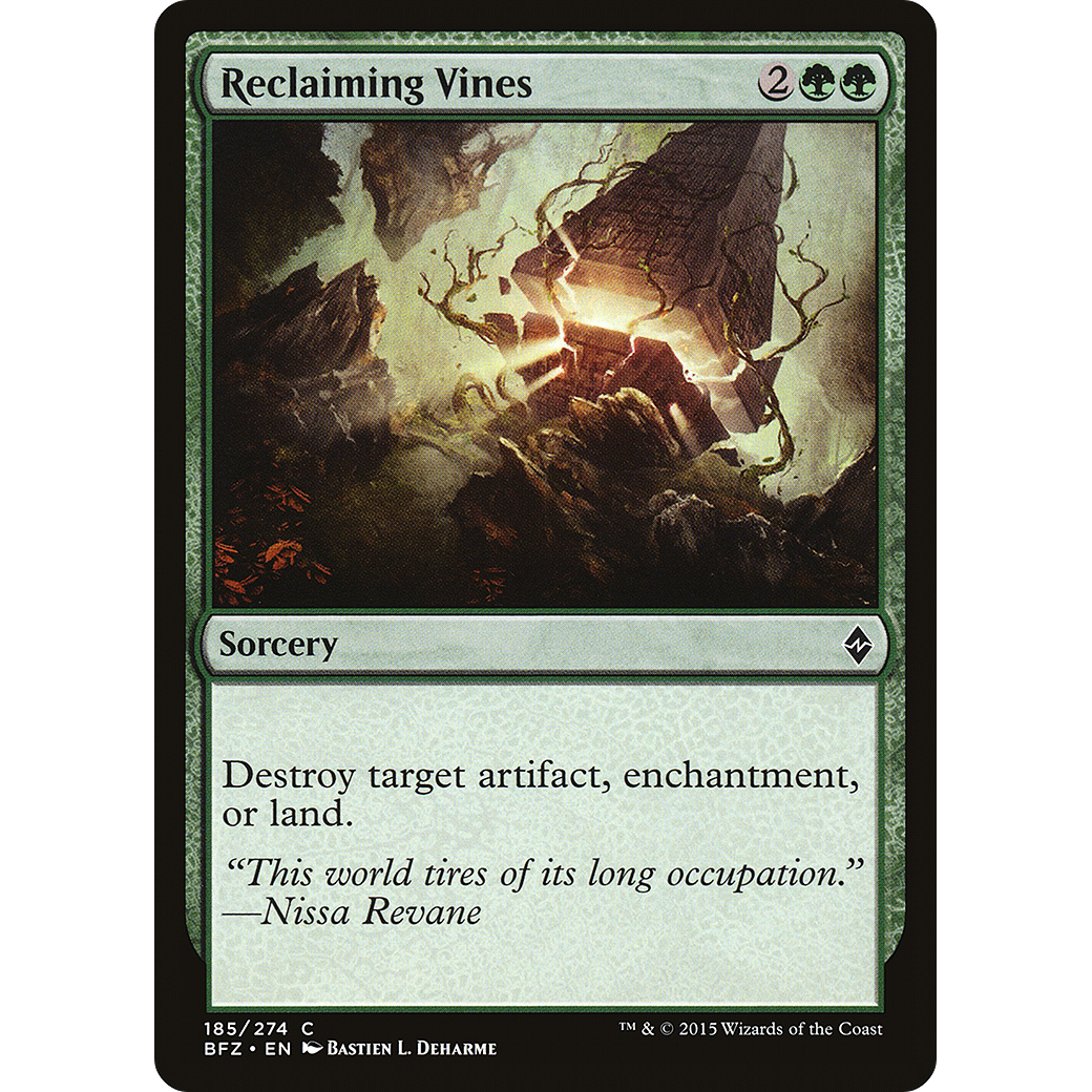 Reclaiming Vines (BFZ-185) - Battle for Zendikar