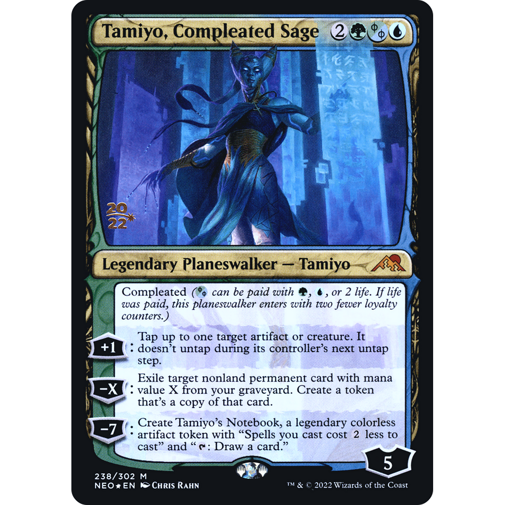Tamiyo, Compleated Sage (PRE-238S) - Kamigawa: Neon Dynasty Promos Foil