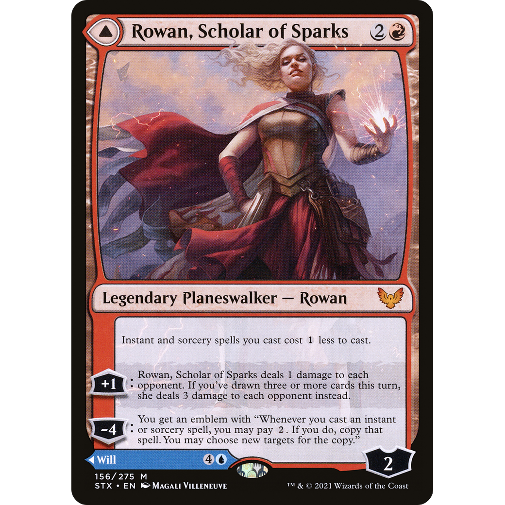 Rowan, Scholar of Sparks (STX-156) - Strixhaven: School of Mages Foil