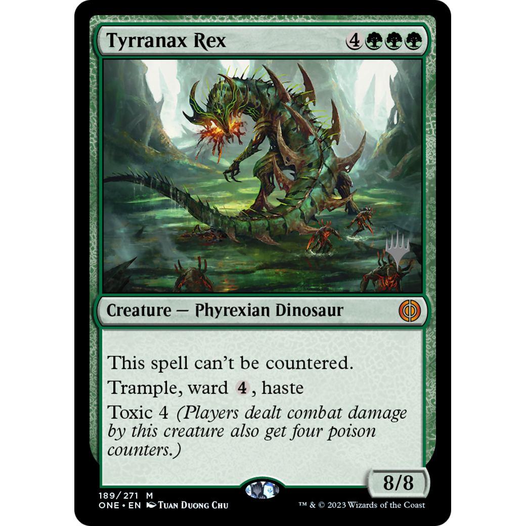 Tyrranax Rex (PPONE-189P) - Phyrexia: All Will Be One Promos Foil