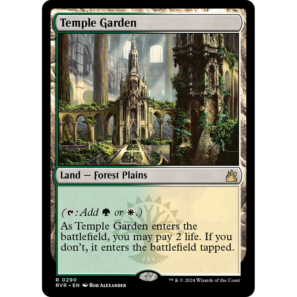 Temple Garden (RVR-290) - Ravnica Remastered