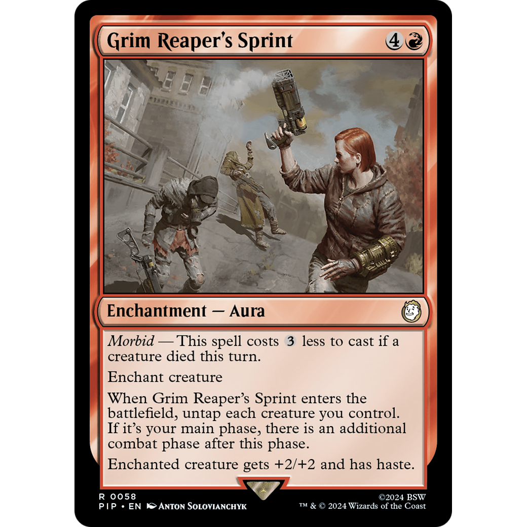 Grim Reaper's Sprint (PIP-058) - Fallout Foil