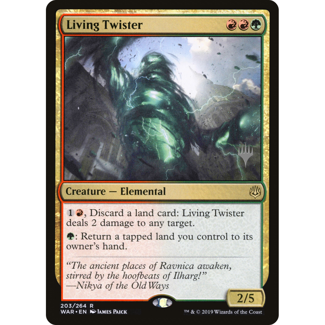 Living Twister (PPELD-203) - War of the Spark Promos Foil