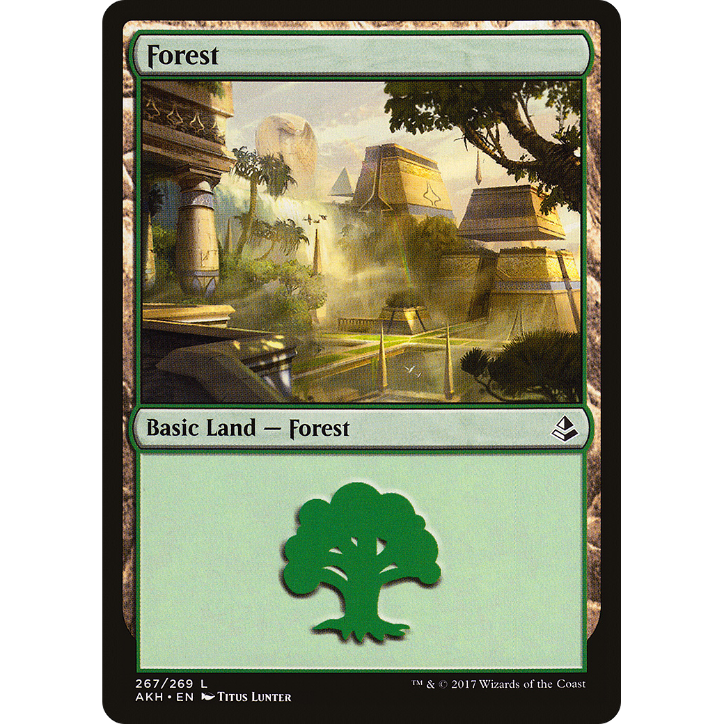 Forest (267) (AKH-267) - Amonkhet Foil