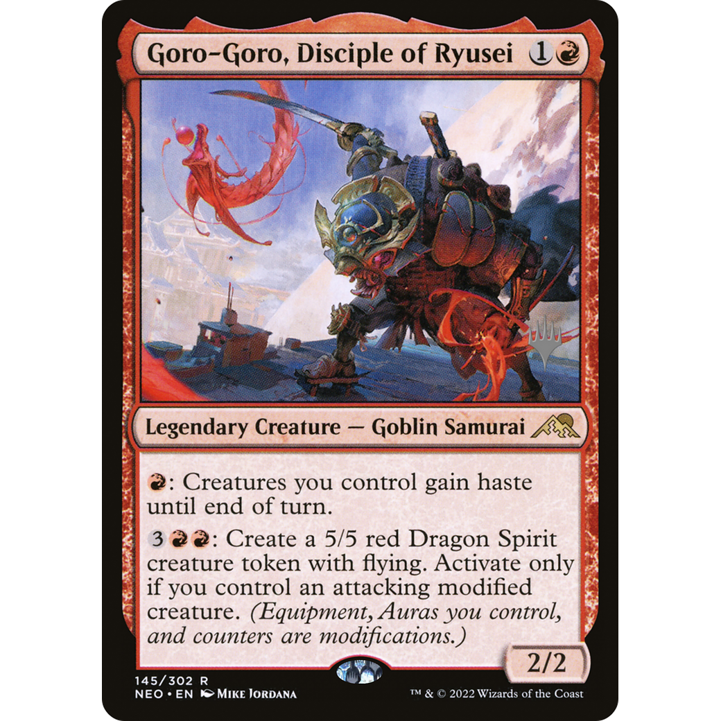 Goro-Goro, Disciple of Ryusei (PPNEO-145P) - Kamigawa: Neon Dynasty Promos Foil