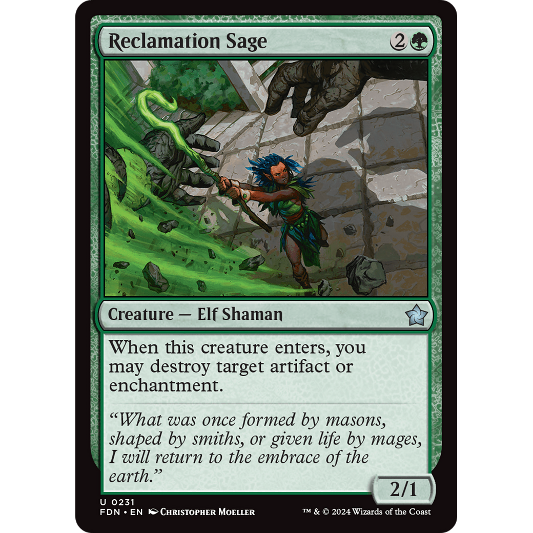 Reclamation Sage (FDN-231) - Foundations Foil