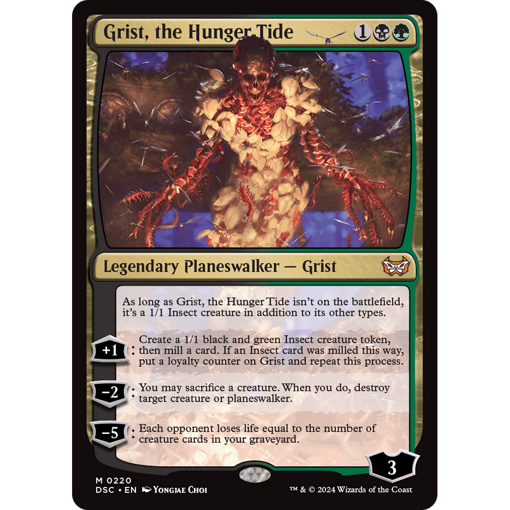 Grist, the Hunger Tide (DSC-220) - Duskmourn: House of Horror Commander