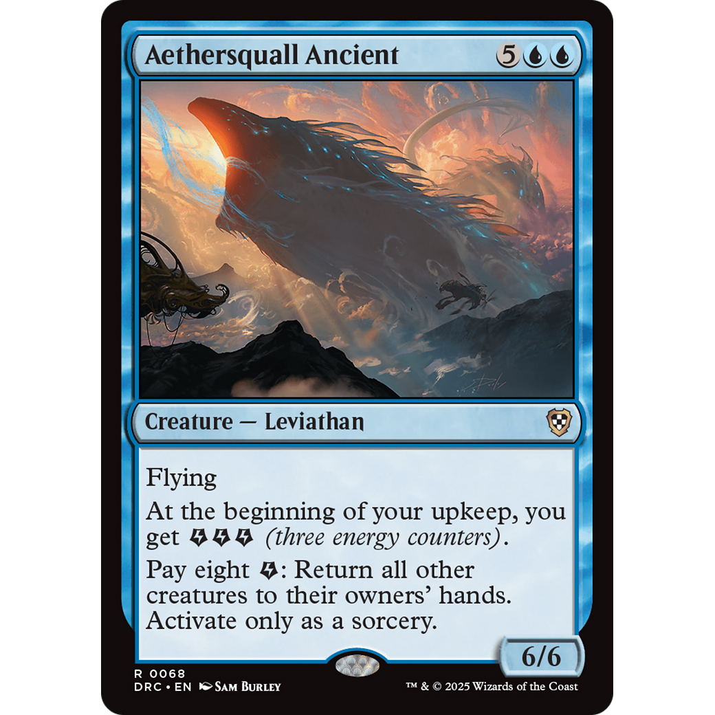 Aethersquall Ancient (DRC-068) - Commander: Aetherdrift Foil