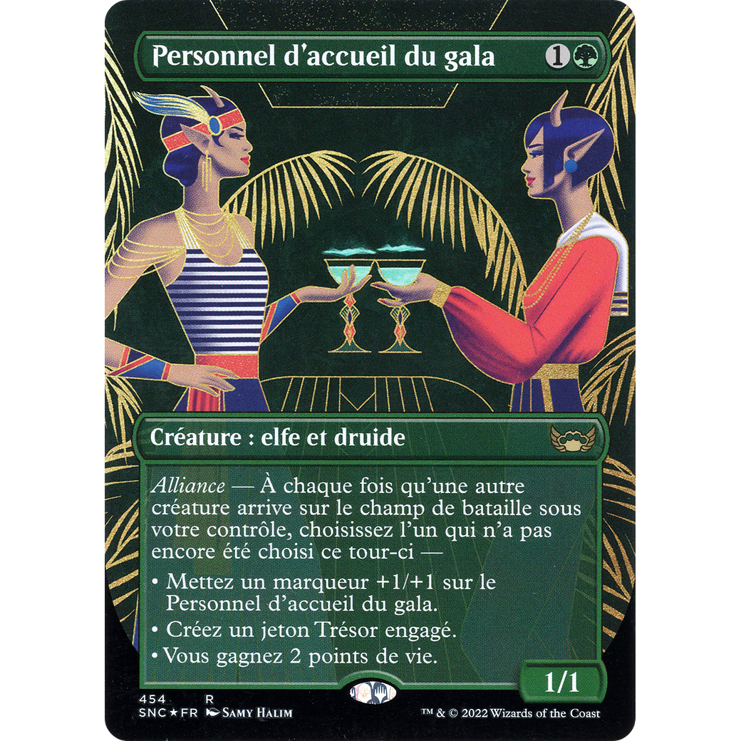 Gala Greeters (French) (UMP-454) - Streets of New Capenna (Borderless) Foil