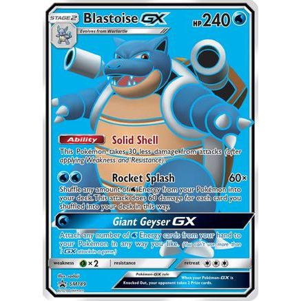 Blastoise GX - SM189 SM189/248 - SM Promos Holofoil