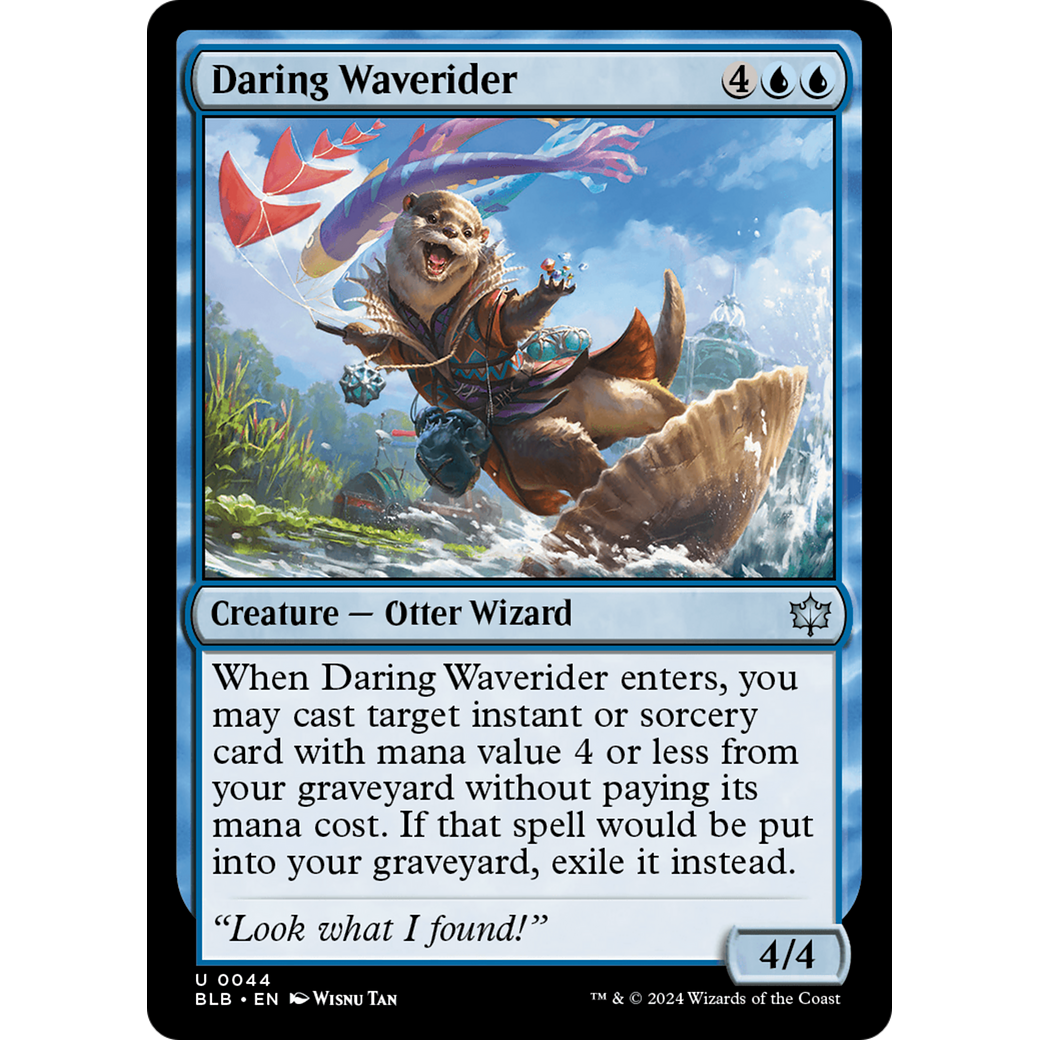Daring Waverider (BLB-044) - Bloomburrow Foil