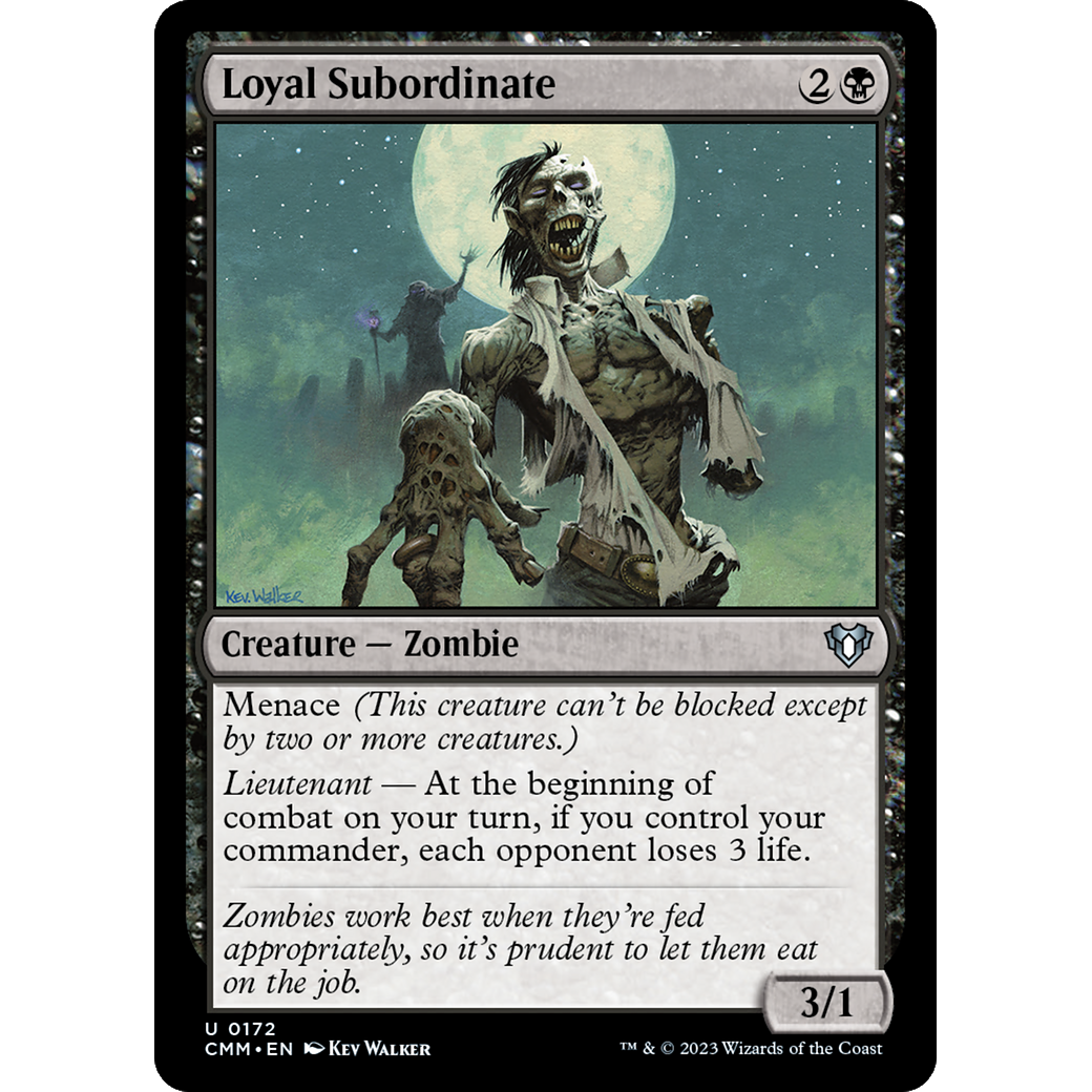 Loyal Subordinate (CMM-172) - Commander Masters Foil