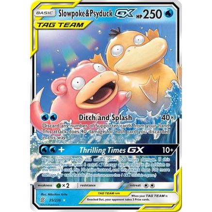 Slowpoke & Psyduck GX 35/236 - SM Unified Minds Holofoil