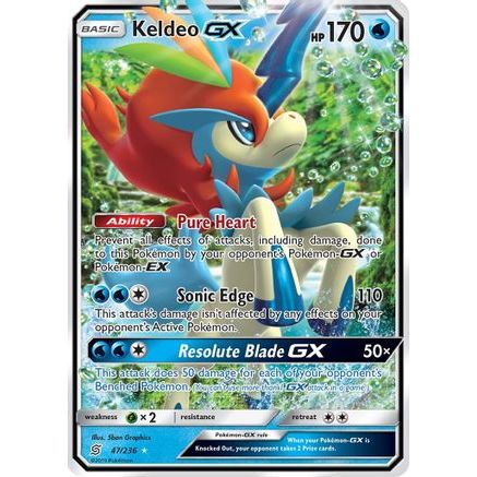 Keldeo GX 47/236 - SM Unified Minds Holofoil