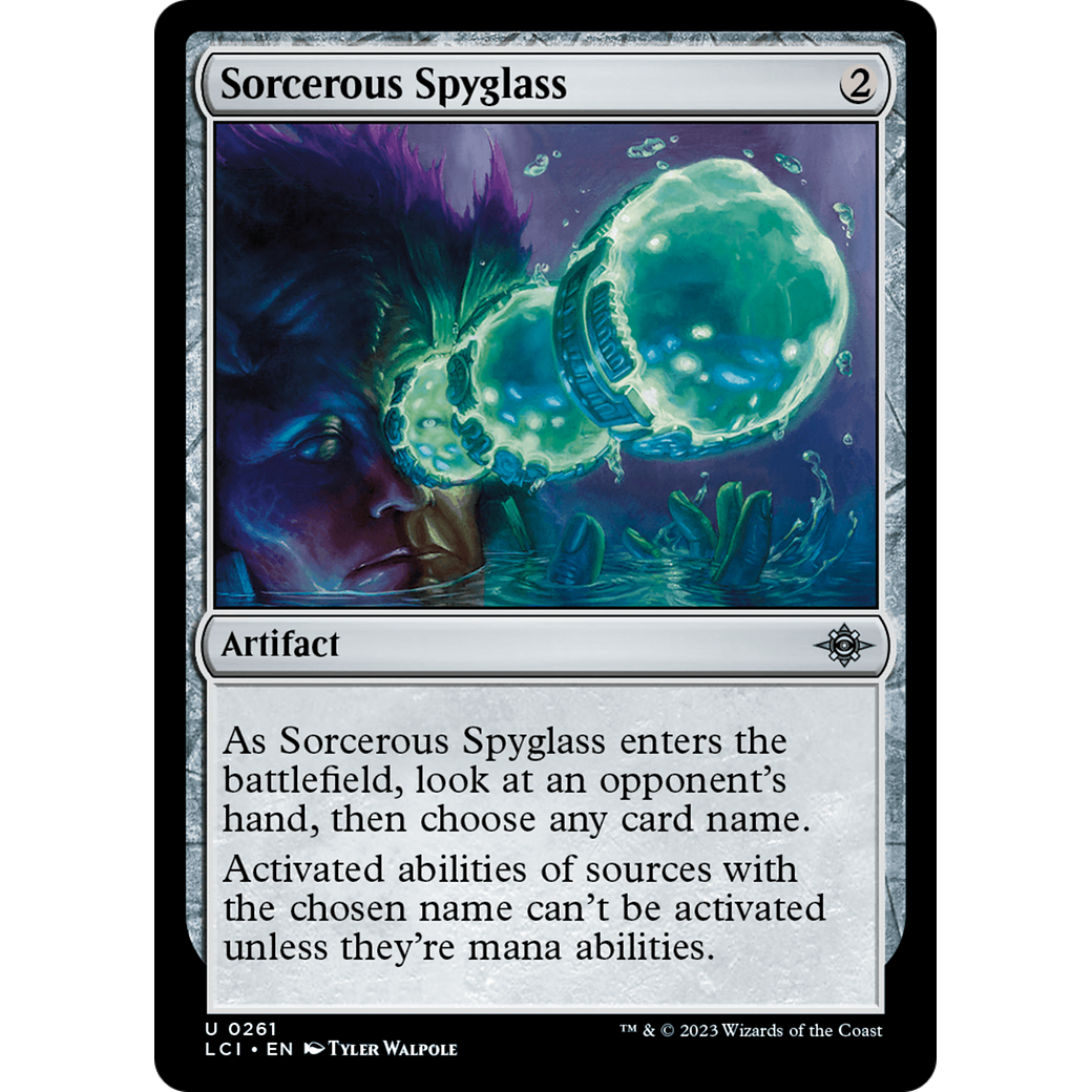 Sorcerous Spyglass (LCI-261) - The Lost Caverns of Ixalan
