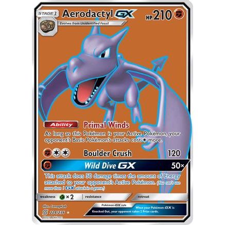 Aerodactyl GX (Full Art) 224/236 - SM Unified Minds Holofoil
