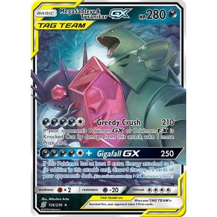 Mega Sableye & Tyranitar GX 126/236 - SM Unified Minds Holofoil