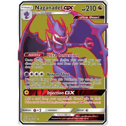 Naganadel GX (Full Art) 230/236 - SM Unified Minds Holofoil