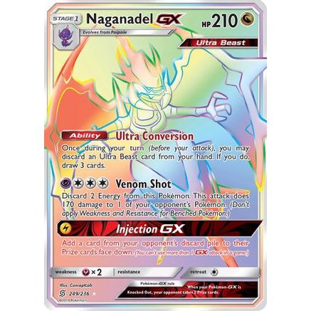Naganadel GX (Secret) 249/236 - SM Unified Minds Holofoil