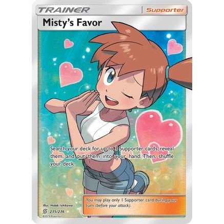 Misty's Favor (Full Art) 235/236 - SM Unified Minds Holofoil