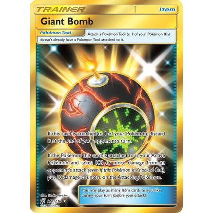 Giant Bomb (Secret) 251/236 - SM Unified Minds Holofoil