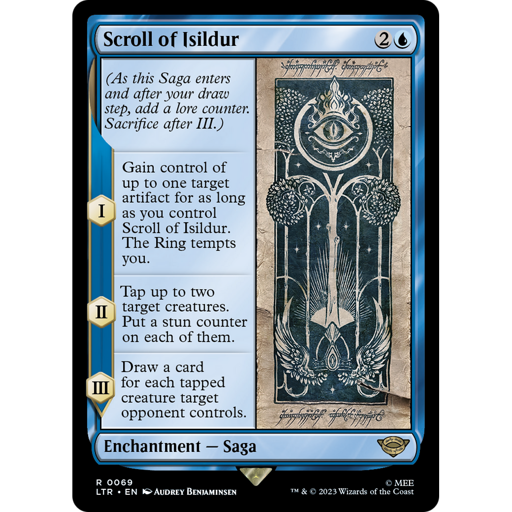 Scroll of Isildur (LTR-069) - The Lord of the Rings: Tales of Middle-earth Foil