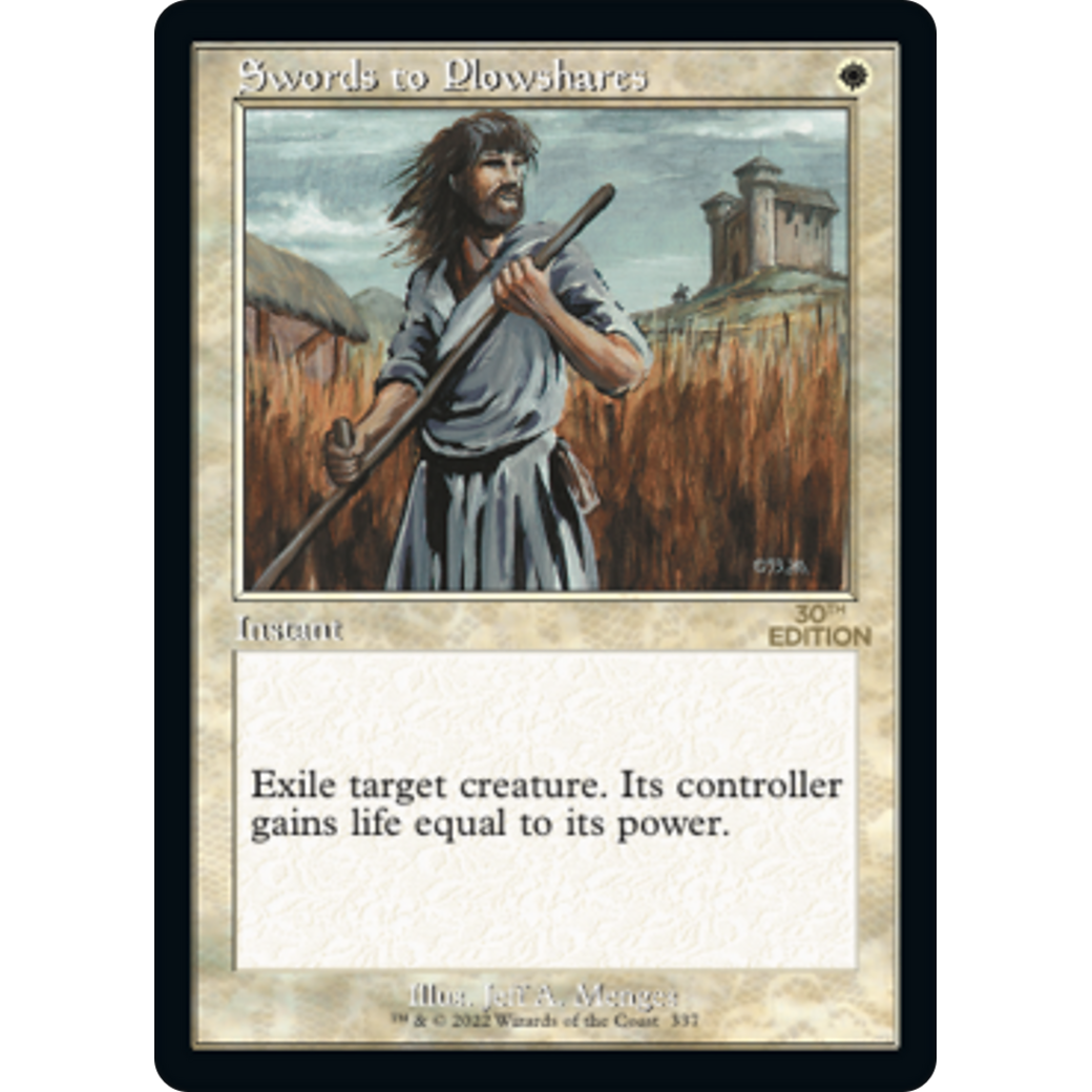 Swords to Plowshares (Retro Frame) (30A-337) - 30th Anniversary Edition