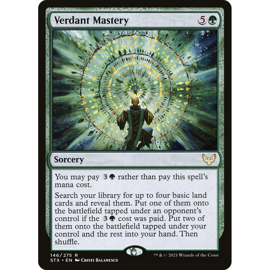 Verdant Mastery (STX-146) - Strixhaven: School of Mages Foil