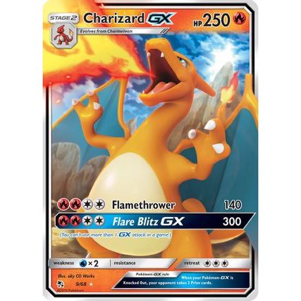 Charizard GX 9/68 - Hidden Fates Holofoil