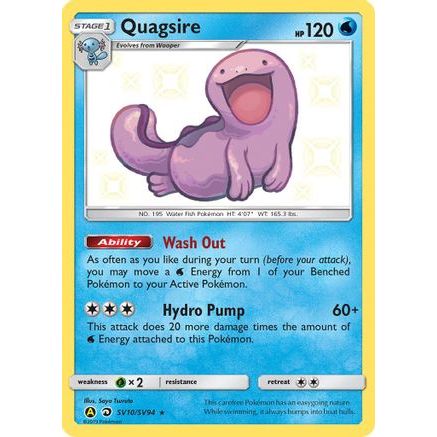 Quagsire SV10/94 - Hidden Fates Shiny Vault Holofoil