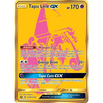 Tapu Lele GX SV94/94 - Hidden Fates Shiny Vault Holofoil