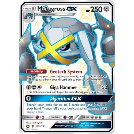 Metagross GX - 157a/145 157a/145 - Alternate Art Promos Holofoil