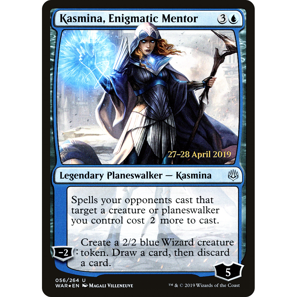 Kasmina, Enigmatic Mentor (PRE-056) - War of the Spark Promos Foil