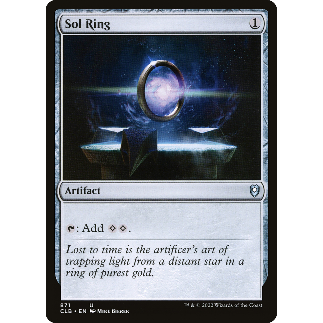 Sol Ring (CLB-871) - Commander Legends: Battle for Baldur's Gate