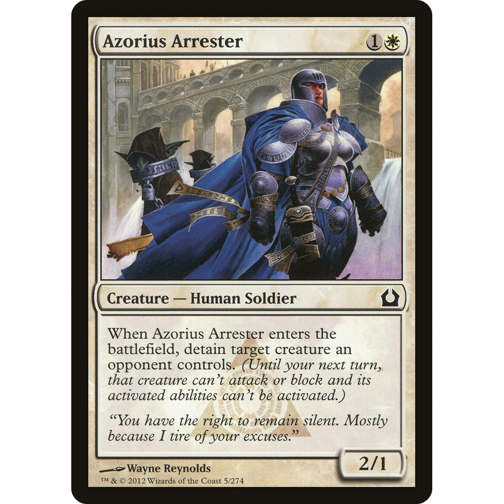 Azorius Arrester (RTR-005) - Return to Ravnica Foil