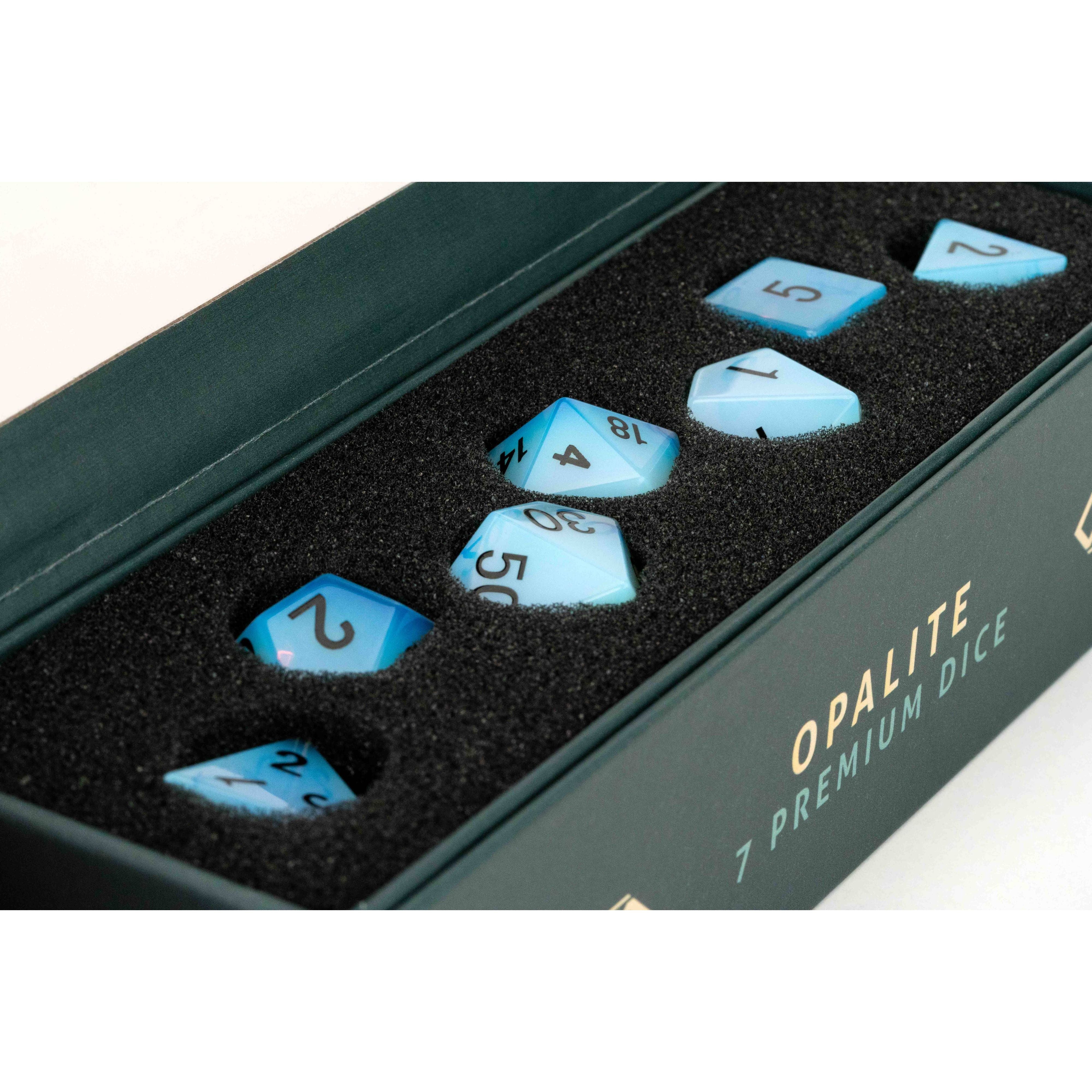 Mystic Mines: Opalite Gemstone Poly Dice Set